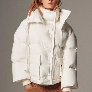 MONCLER Genius Sandy White Down Jacket